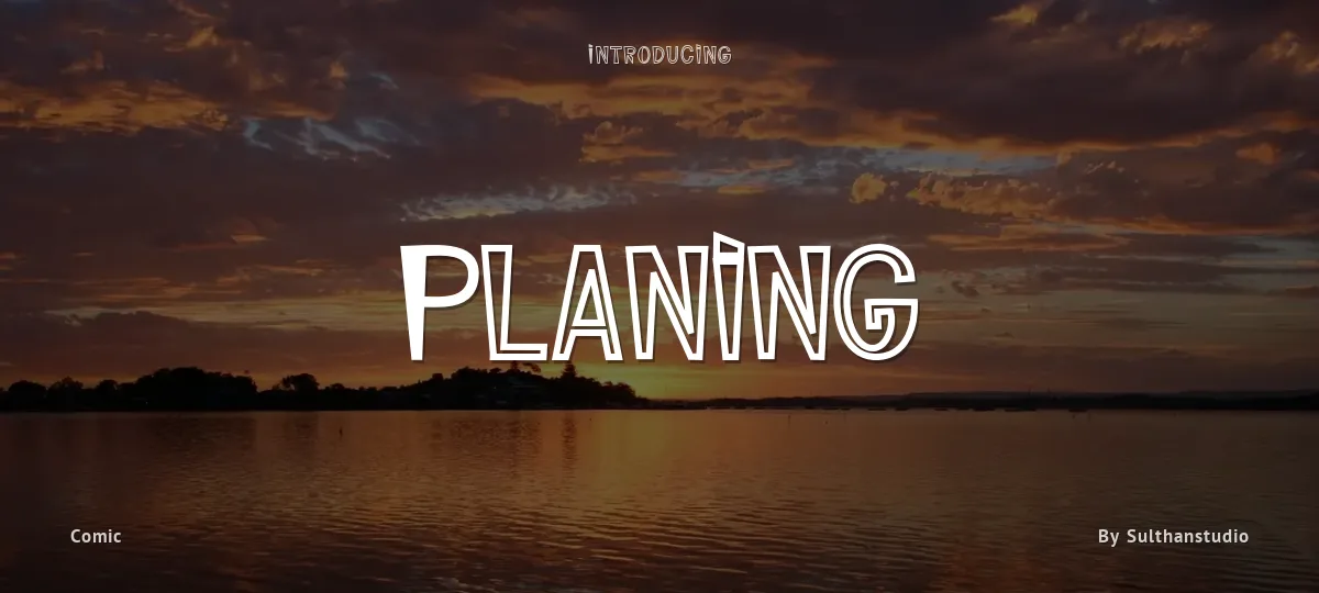 Planing font preview