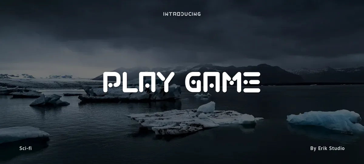 Play Game font preview