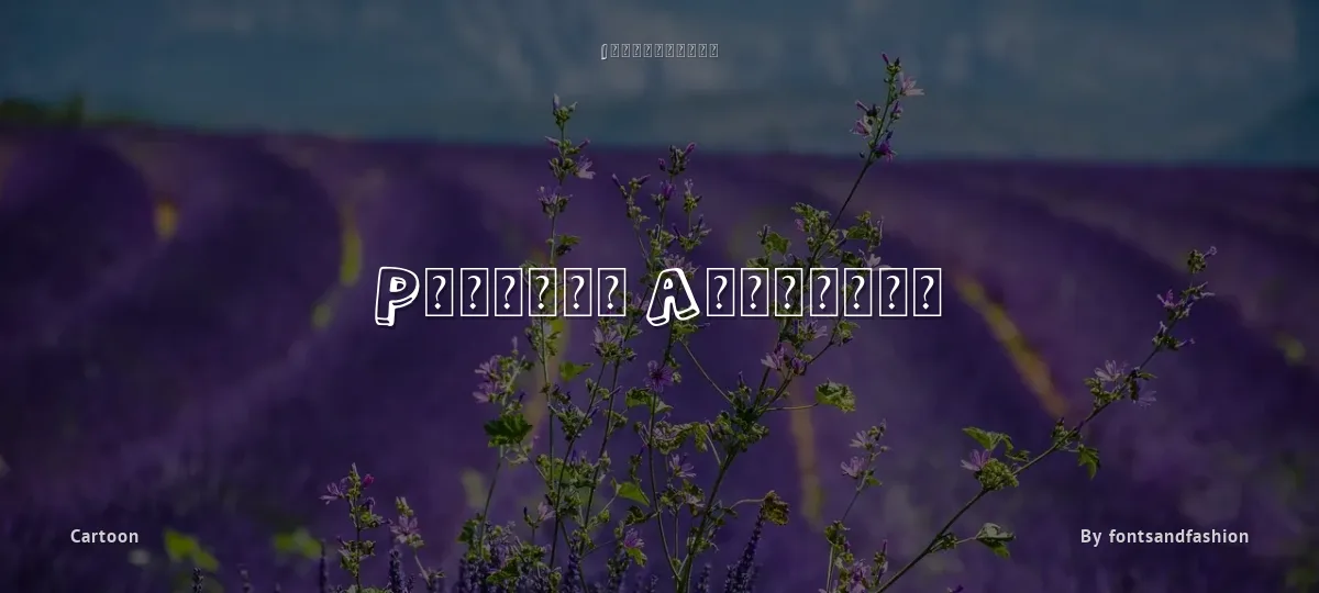 Playful Alphabet font preview