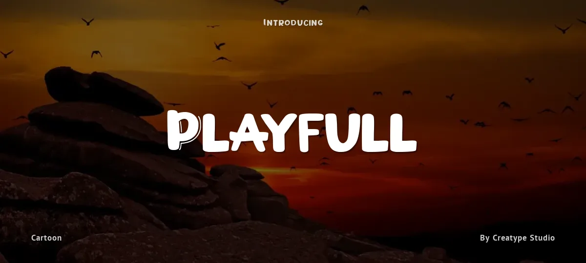 Playfull font preview