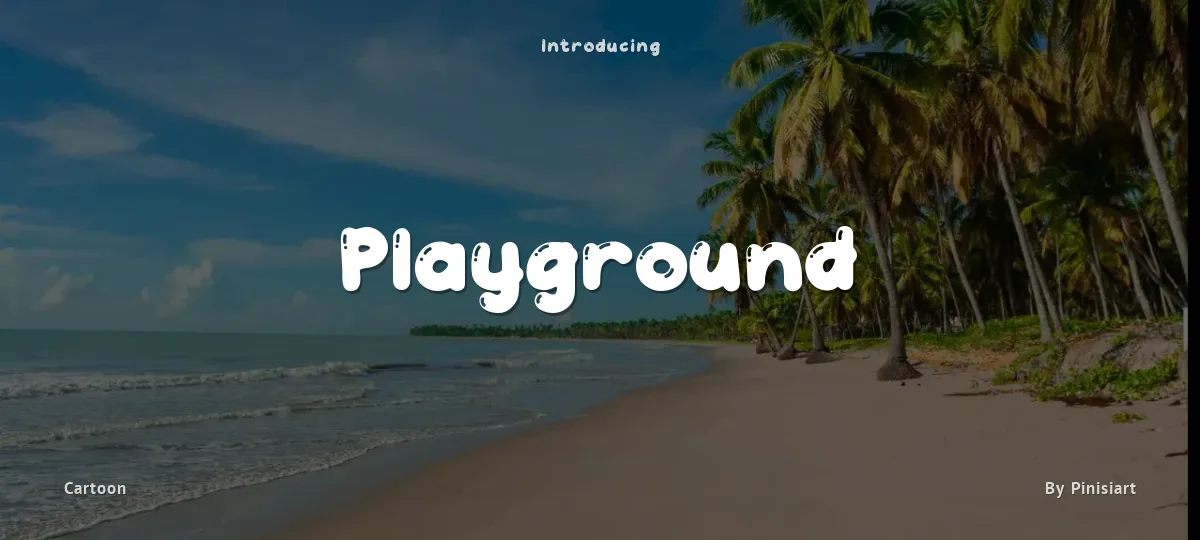 Playground font preview