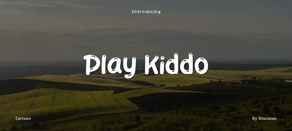 Play Kiddo font preview