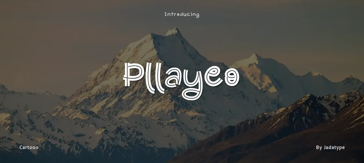 Pllayeo font preview