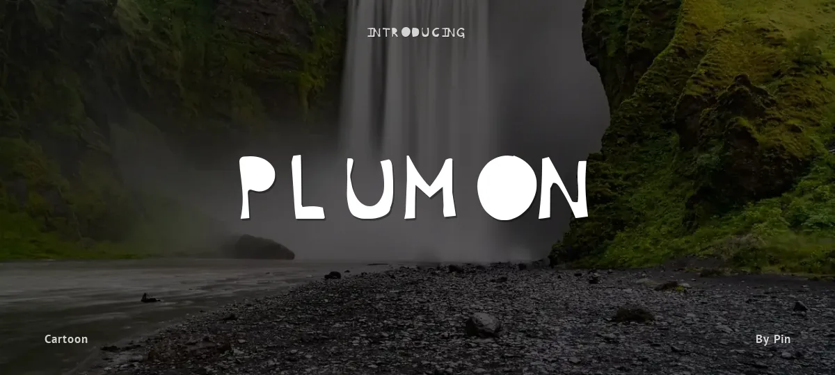 Plumon font preview