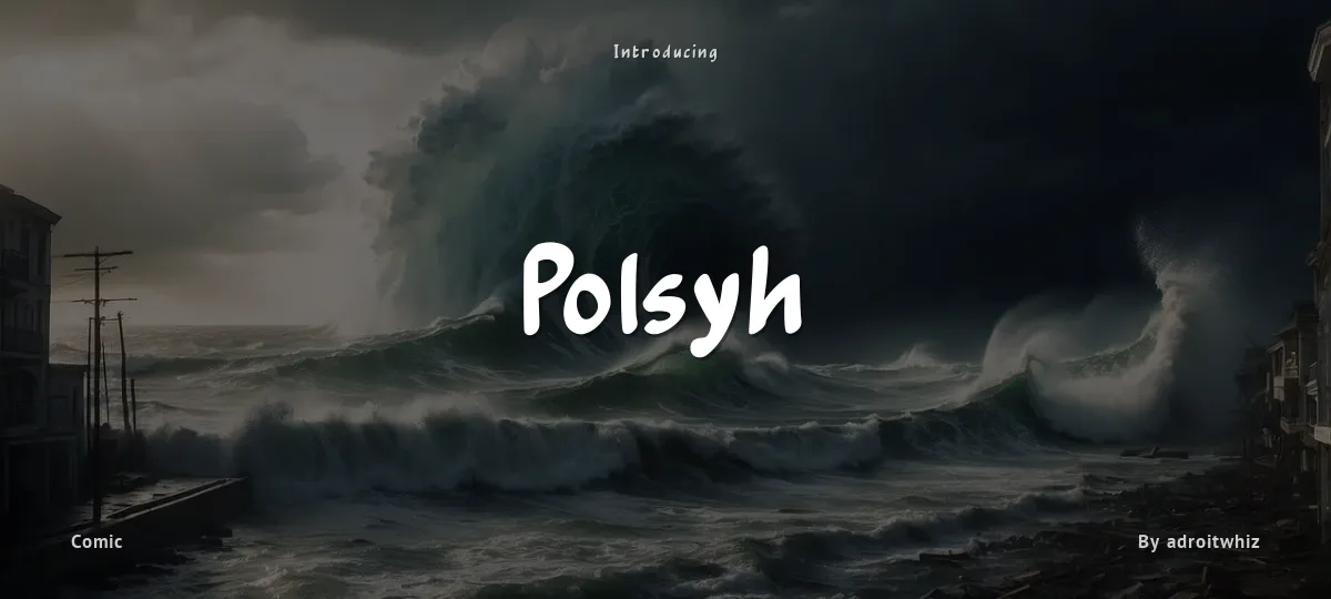 Polsyh font preview