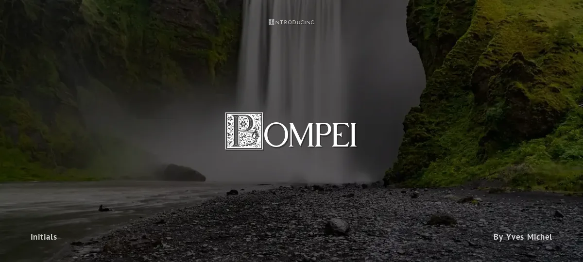 Pompei font preview