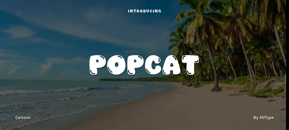 Popcat font preview