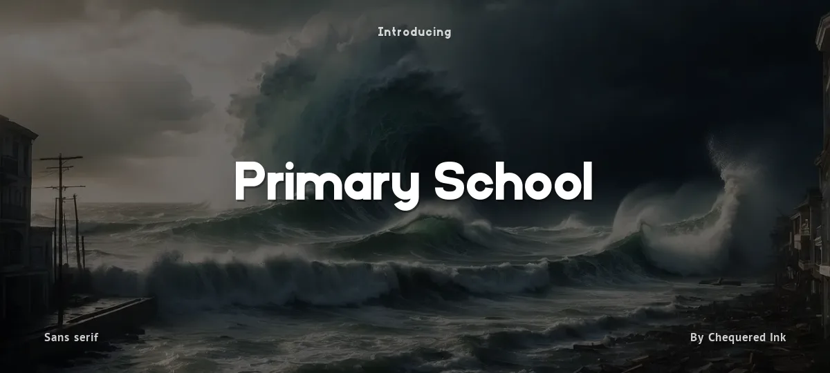 Primary School font preview