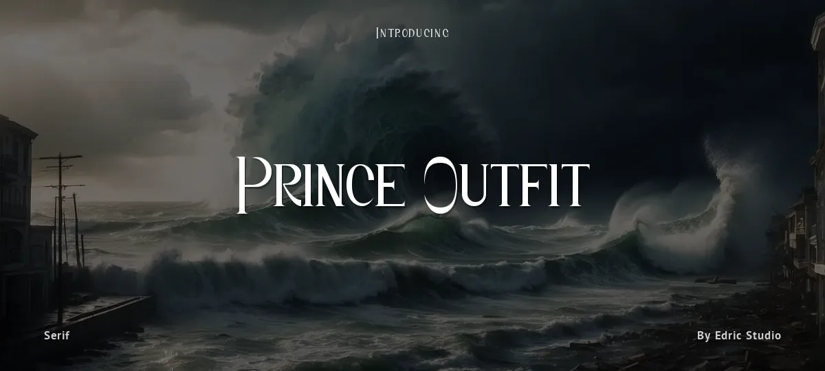 Prince Outfit font preview