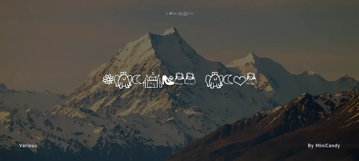 Princess Dings font preview