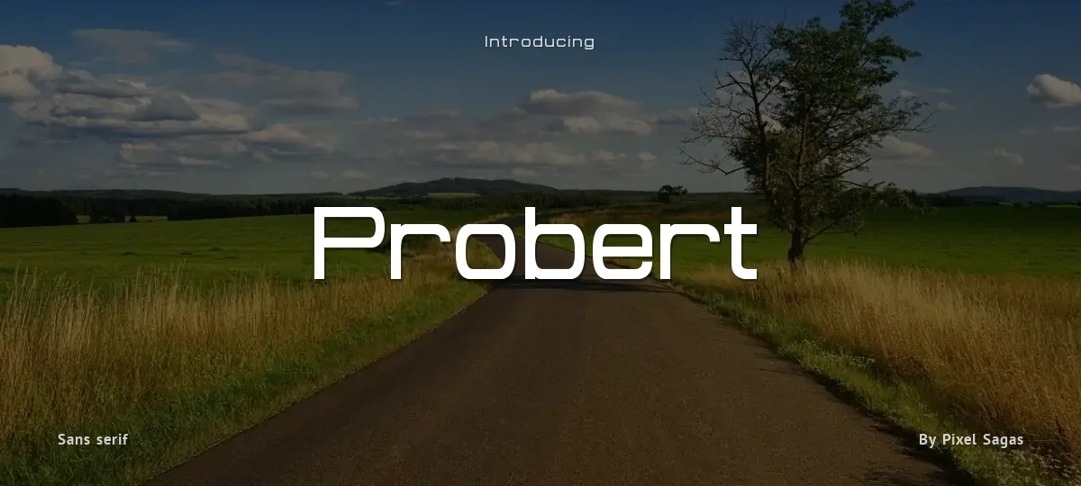 Probert font preview