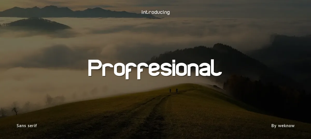 Proffesional font preview