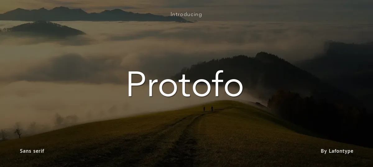 Protofo font preview