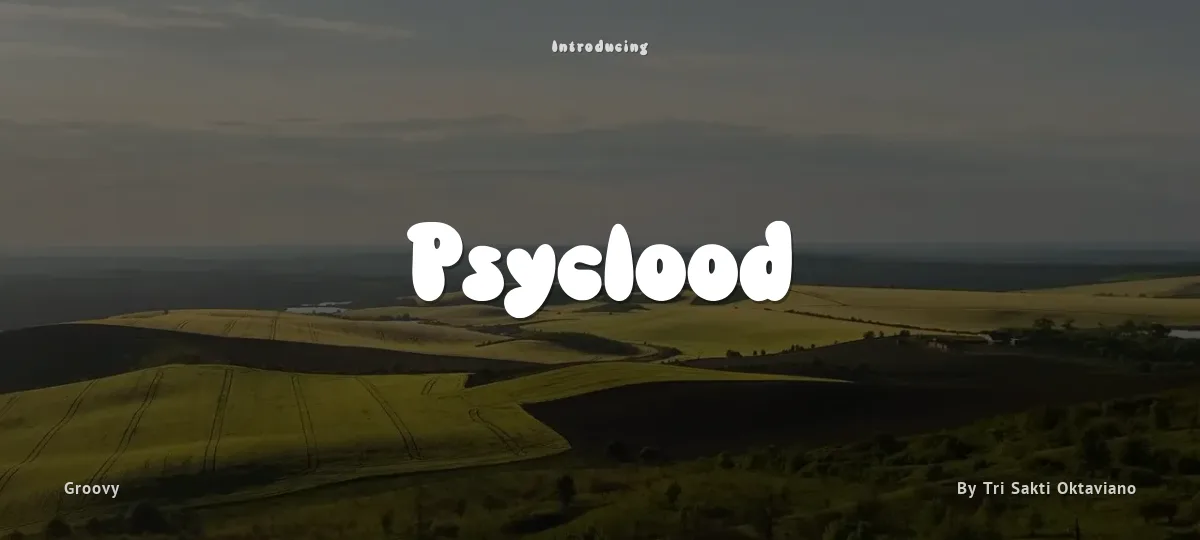 Psyclood font preview