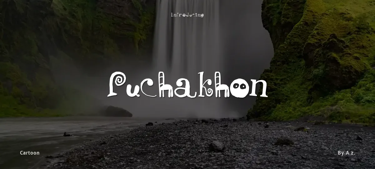 Puchakhon font preview