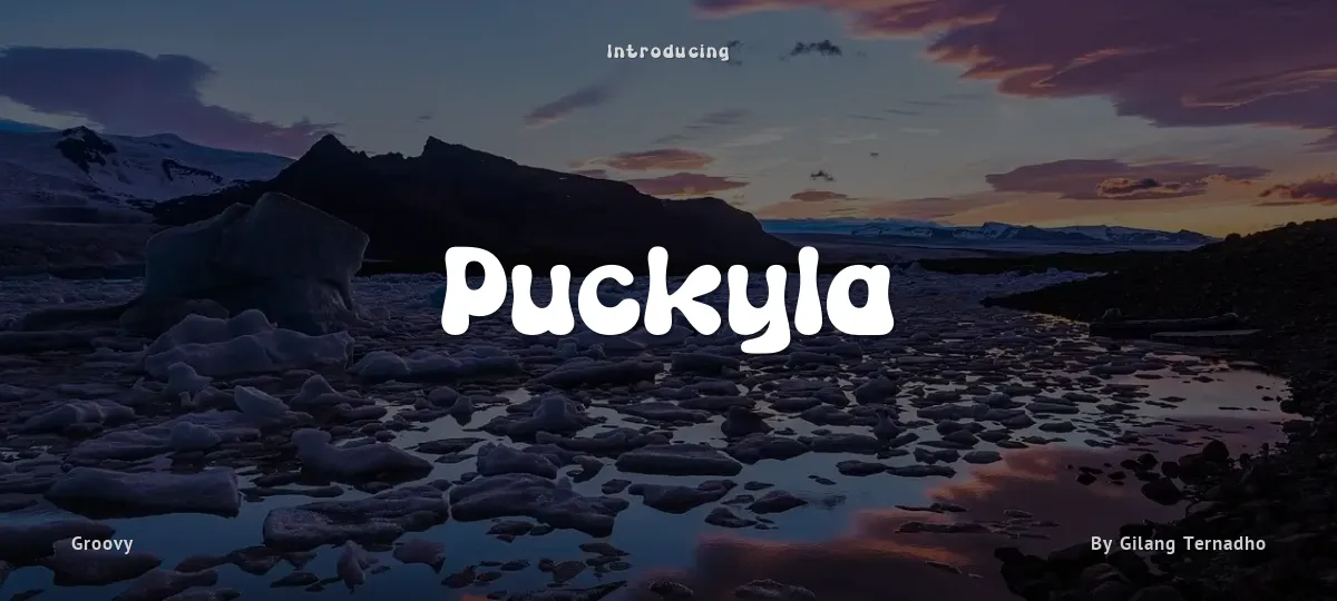 Puckyla font preview