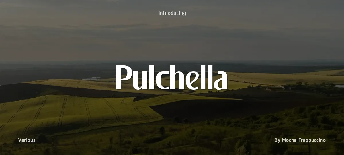 Pulchella font preview