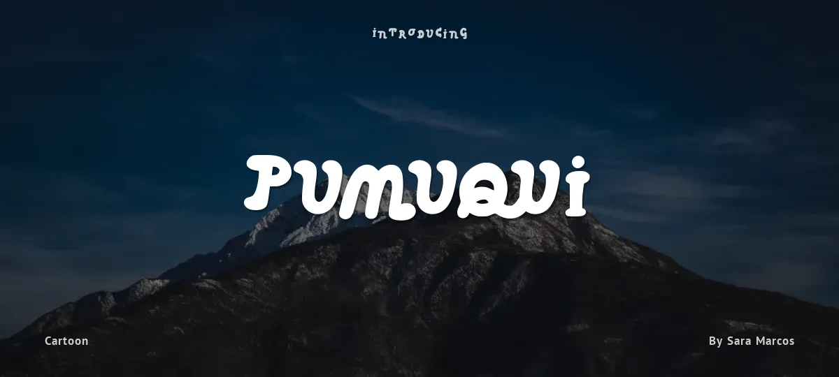 Pumuqui font preview