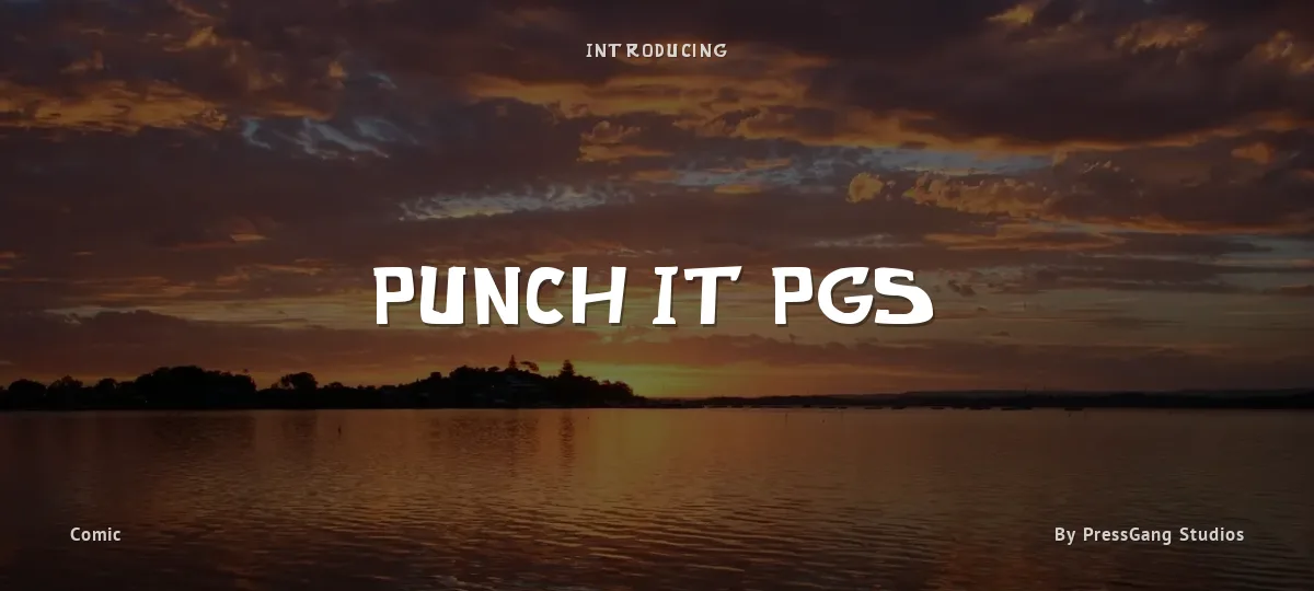 Punch It PGS font preview