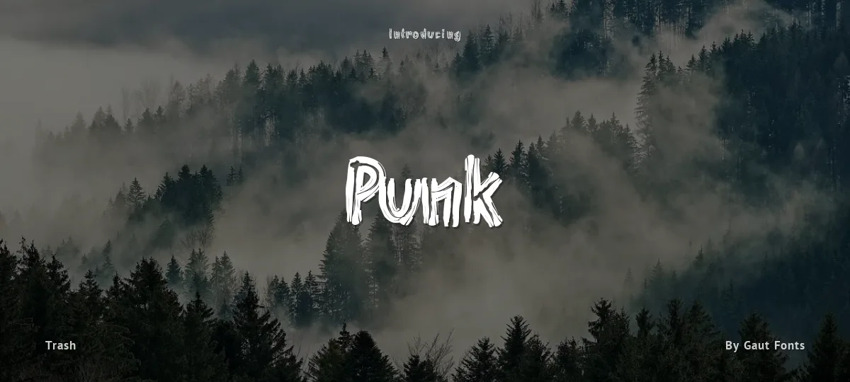 Punk font preview