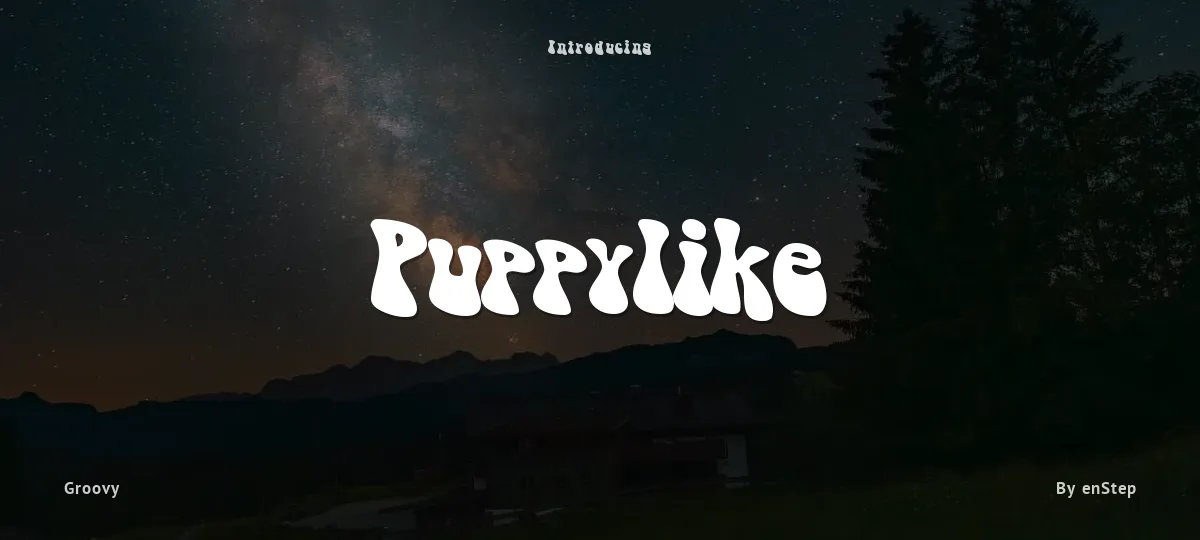 Puppylike font preview