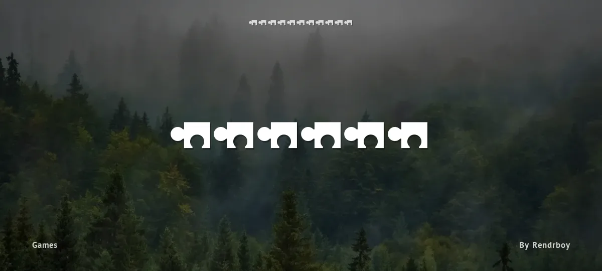 Puzzle font preview