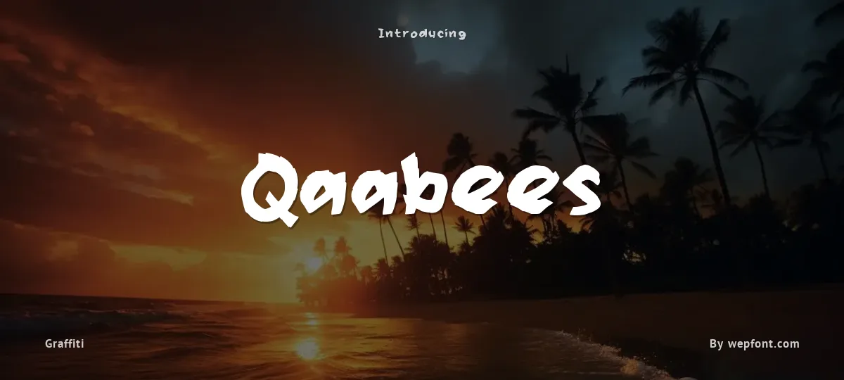 Qaabees font preview