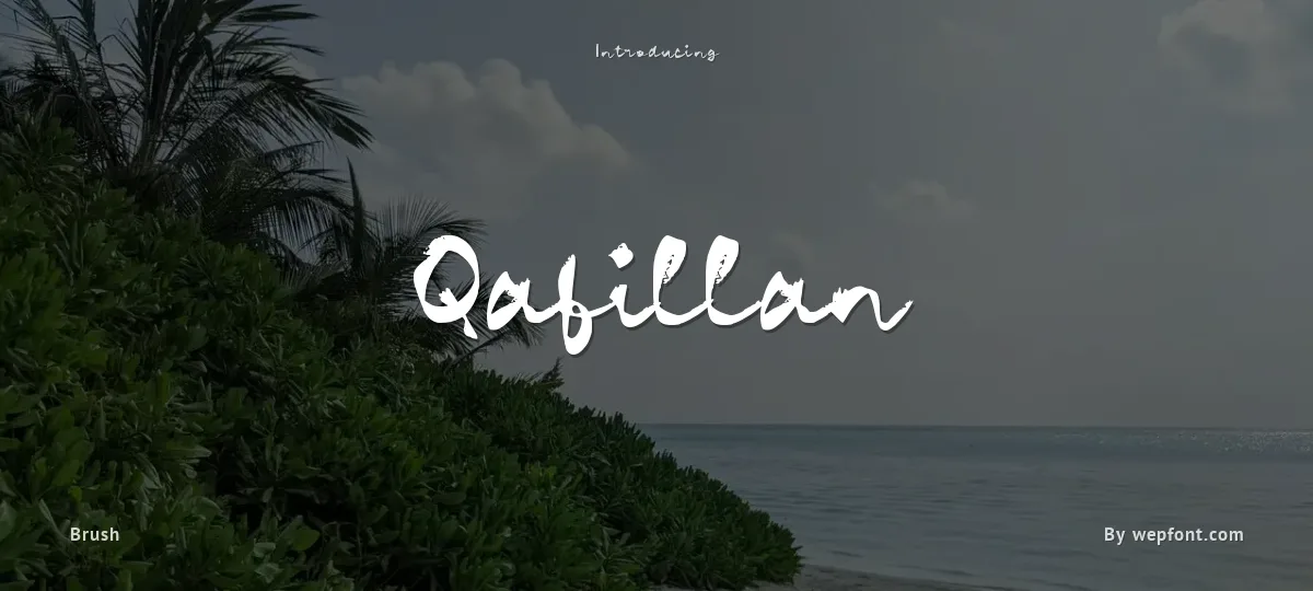 Qafillan font preview