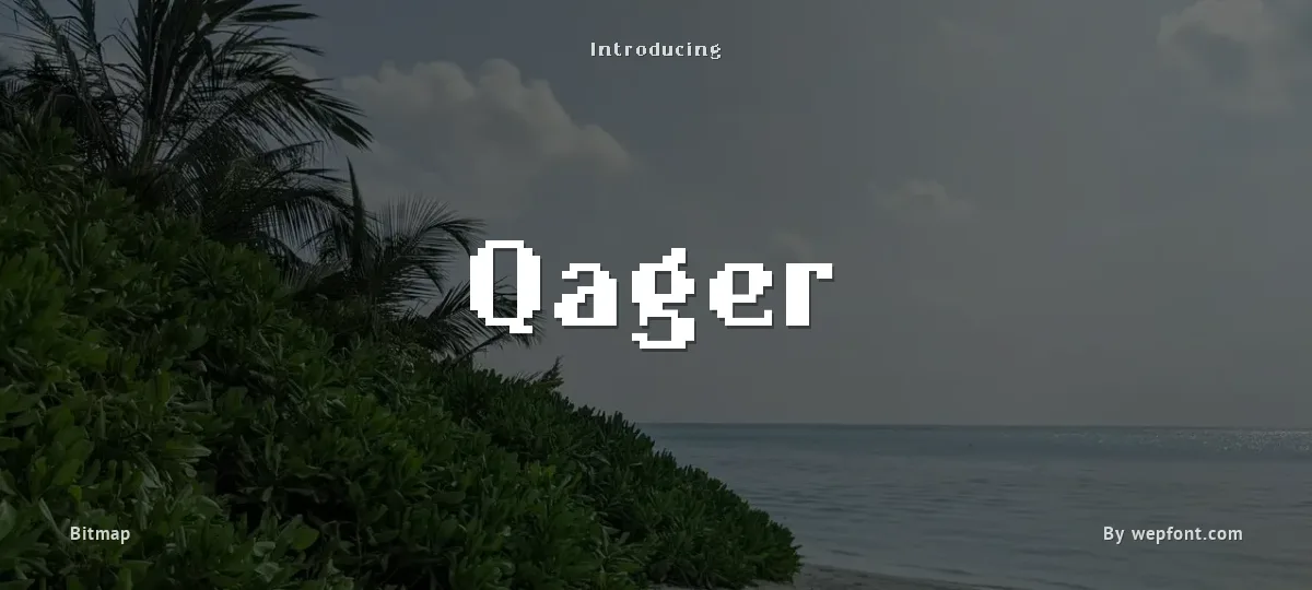 Qager font preview