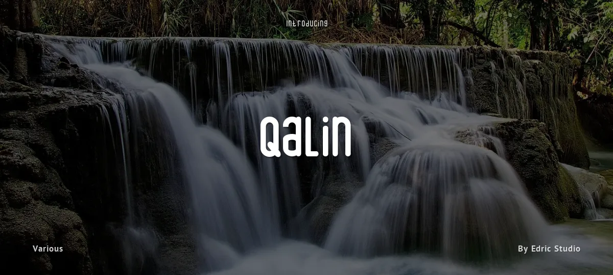 Qalin font preview
