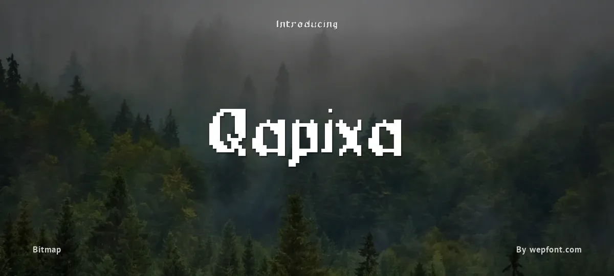Qapixa font preview
