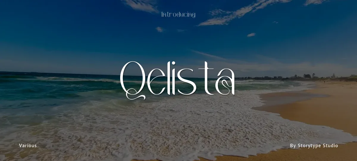 Qelista font preview