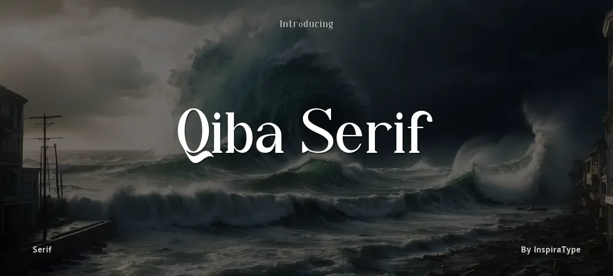 Qiba Serif font preview