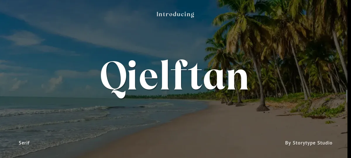 Qielftan font preview