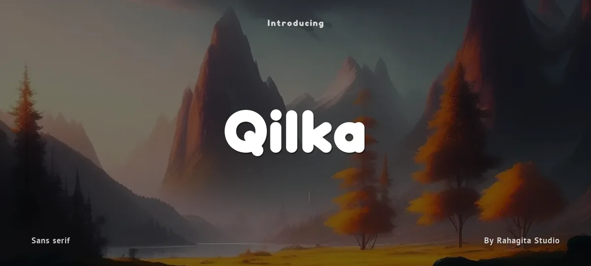 Qilka font preview