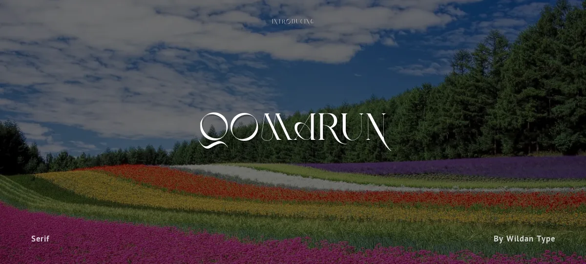 Qomarun font preview