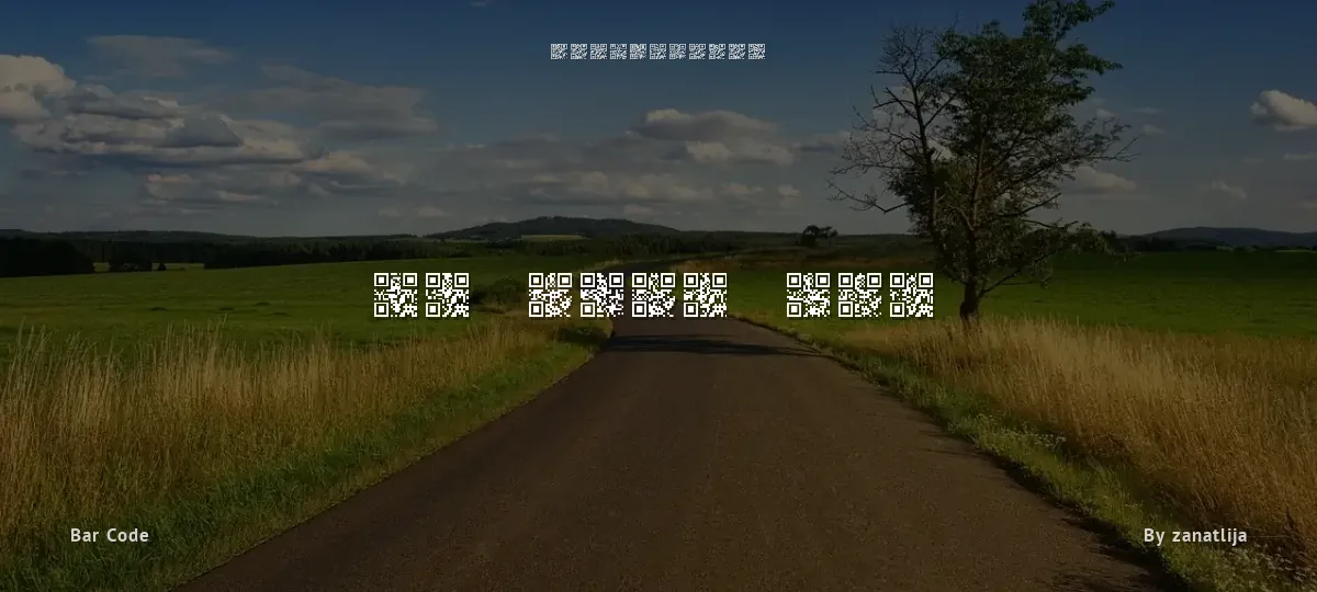 QR font TFB font preview