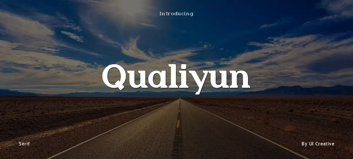 Qualiyun font preview