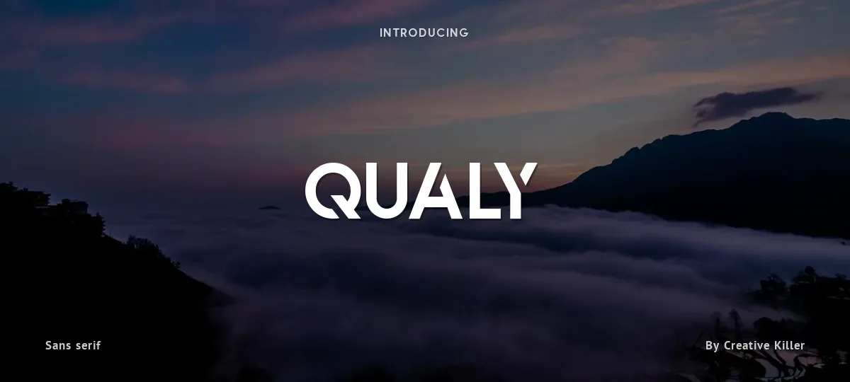 Qualy font preview