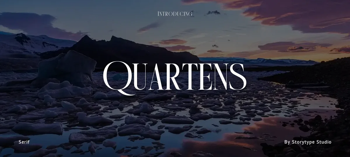 Quartens font preview