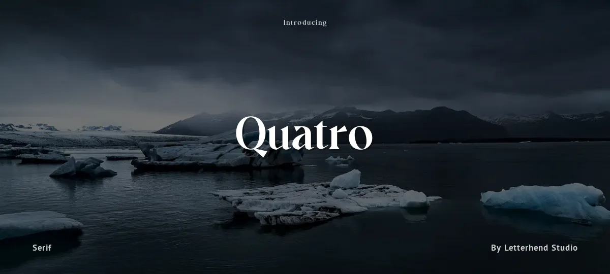 Quatro font preview