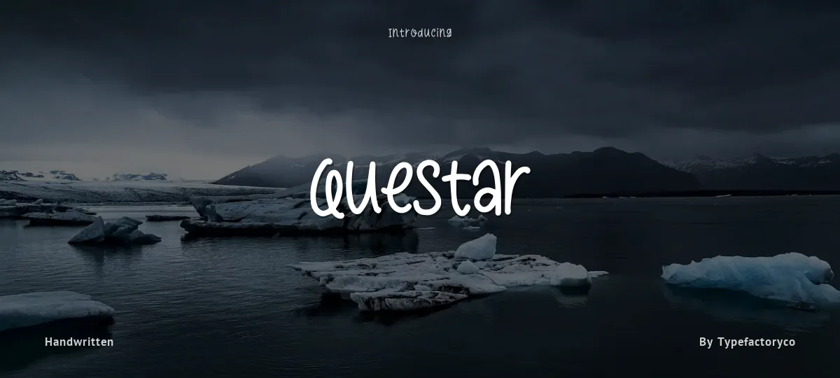 Questar font preview