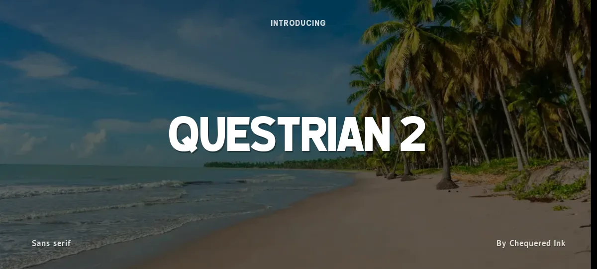 Questrian 2 font preview