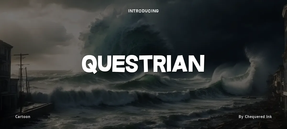 Questrian font preview