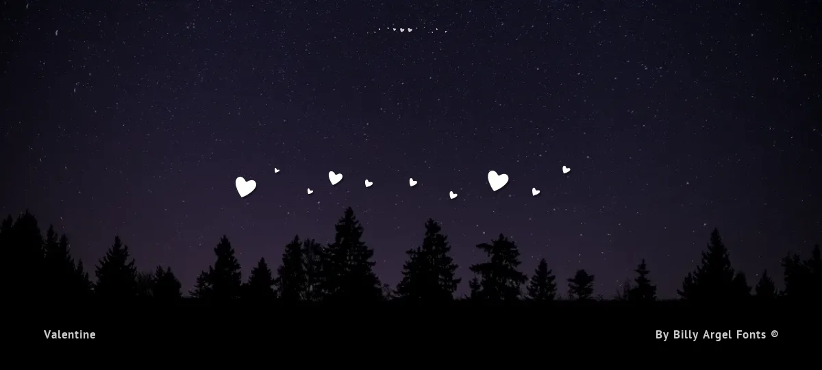 Quirky Love font preview