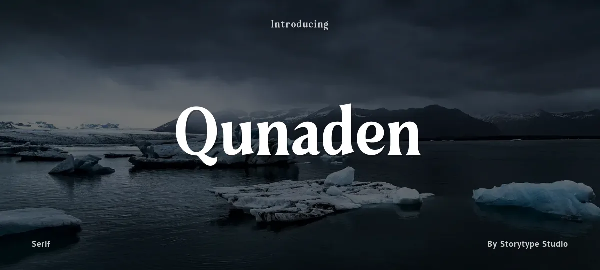 Qunaden font preview