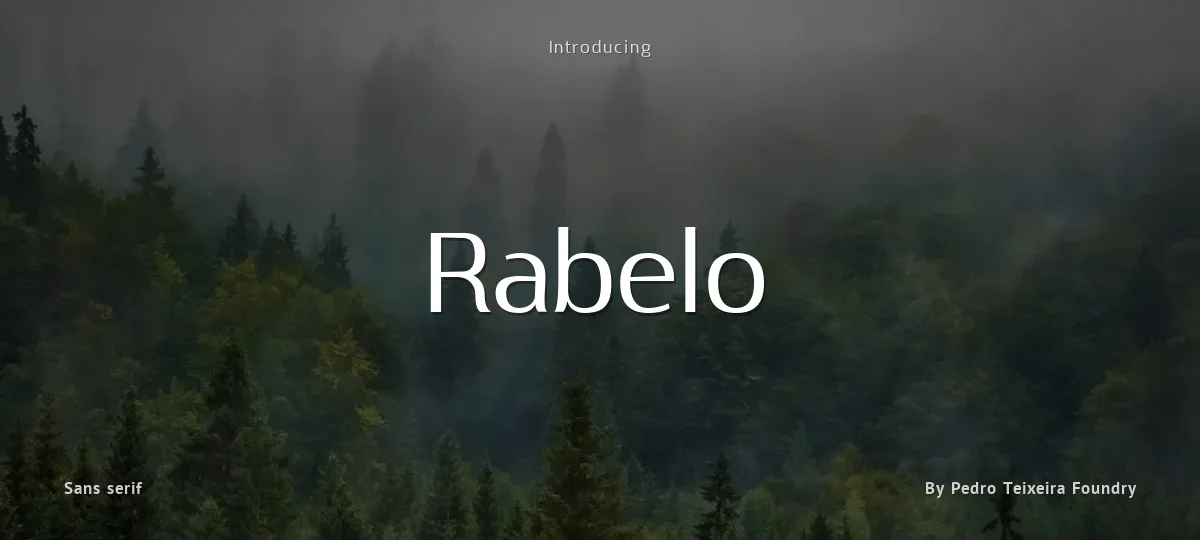 Rabelo font preview