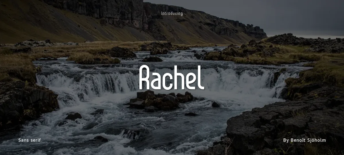 Rachel font preview