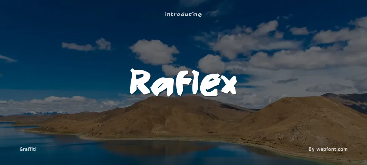 Raflex font preview