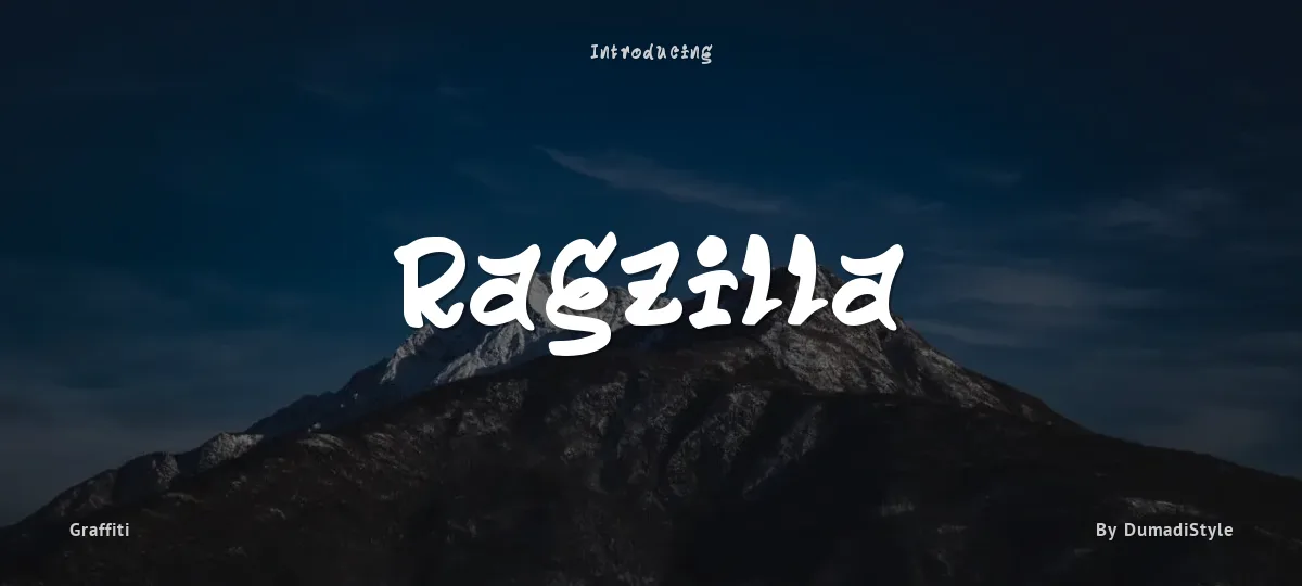 Ragzilla font preview